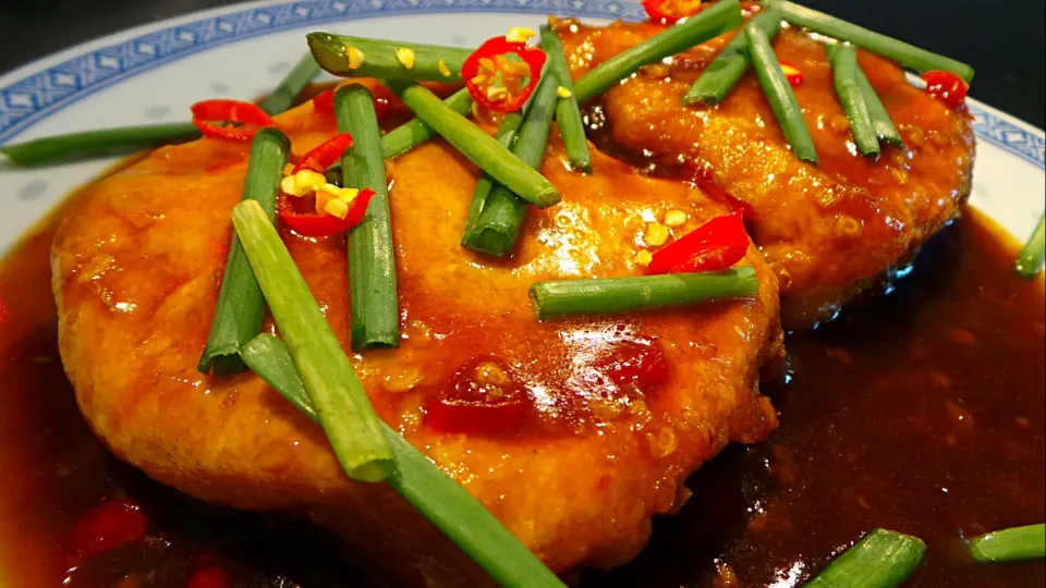 Fried Soft Taufu with Oyster Sauce|Vivi Vlaraさん