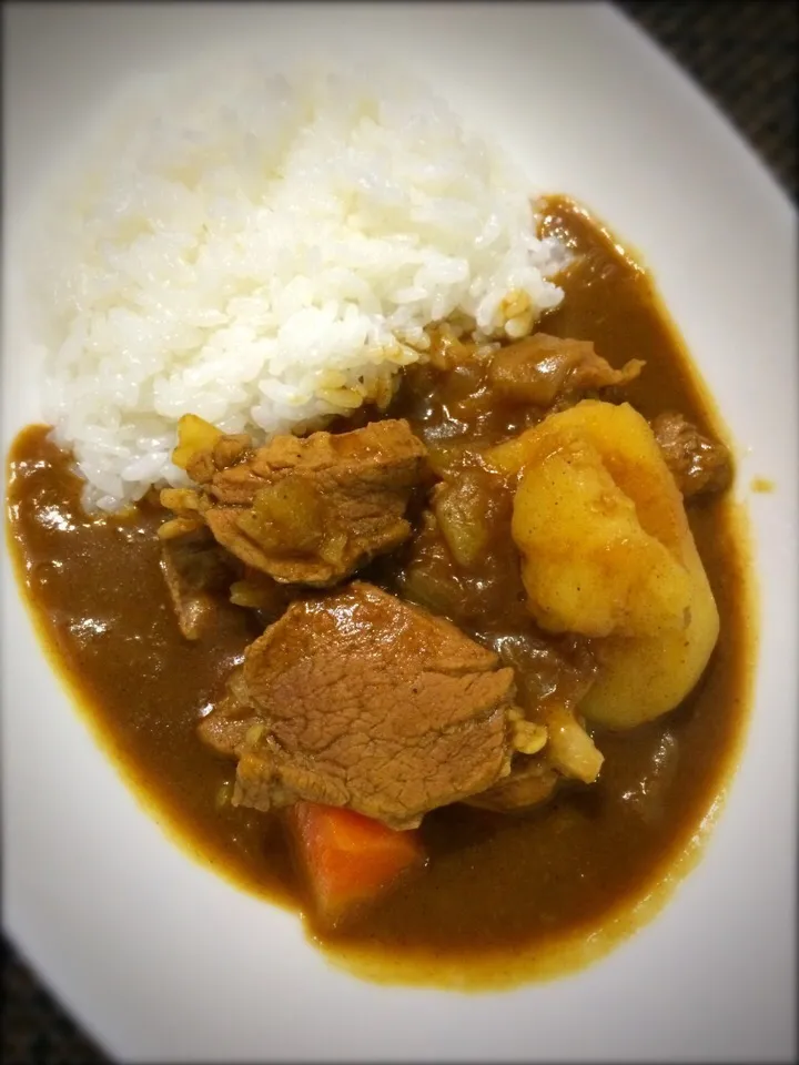 豚ヒレ肉と鳥もも肉カレー！|kossyossさん