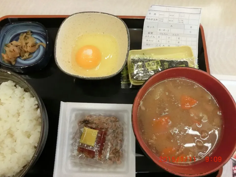 納豆定食豚汁|hisashiさん