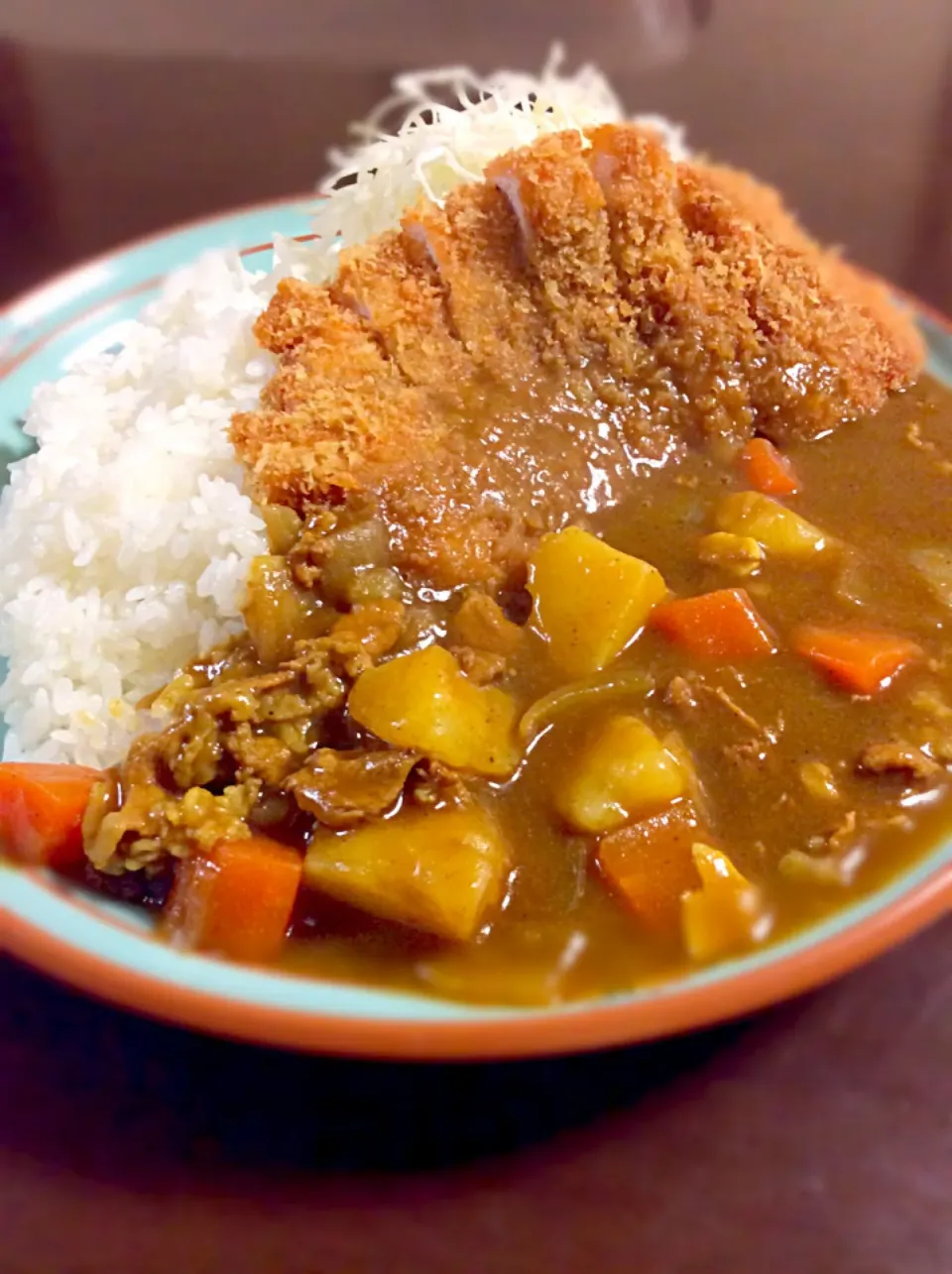 大盛りカツカレー(^o^)|johnnyさん