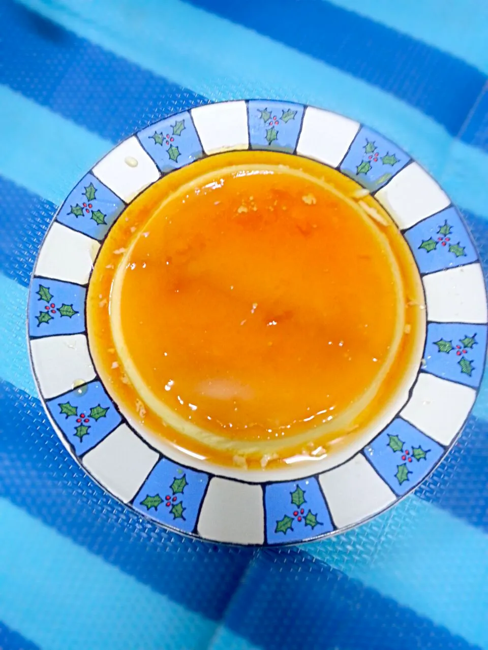 Egg custard pudding with caramel sauce|Octia Floweriさん