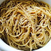 Spaghetti with oriental sauce|Benj Antonioさん