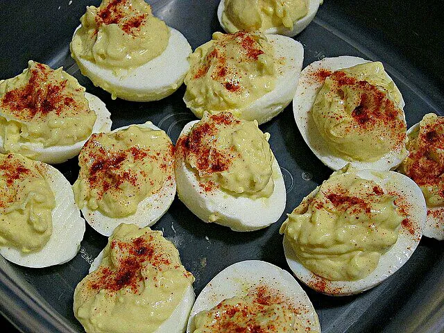 I Made Deviled #Eggs for #Snack/Teatime 😋 💯 😋 #Side dish 😆 😆 😆|Alisha GodsglamGirl Matthewsさん