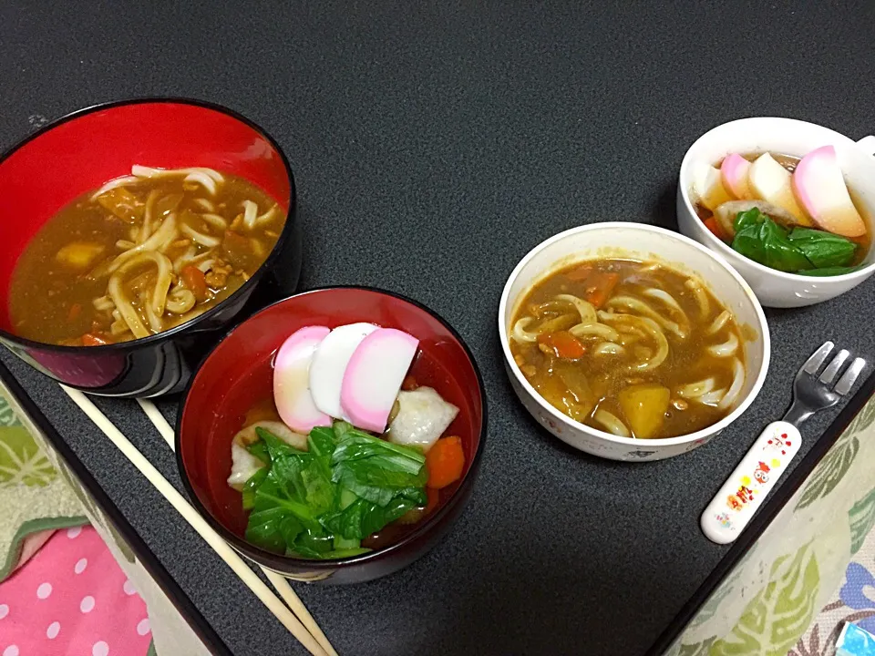 カレーうどん・お雑煮|うるしちかさん