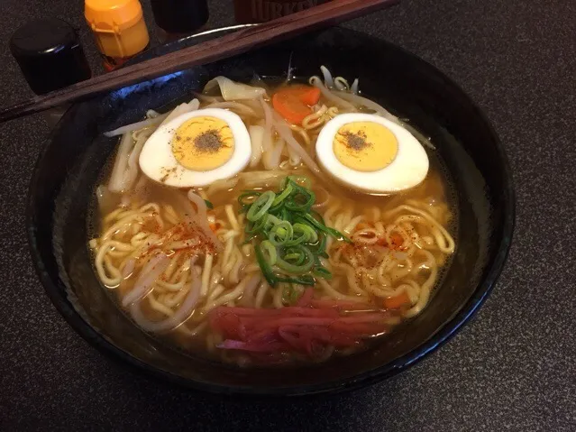 マルちゃん正麺、味噌味❗️ʕ̡̢̡*ϾεϿ*ʔ̢̡̢✨|サソリさん