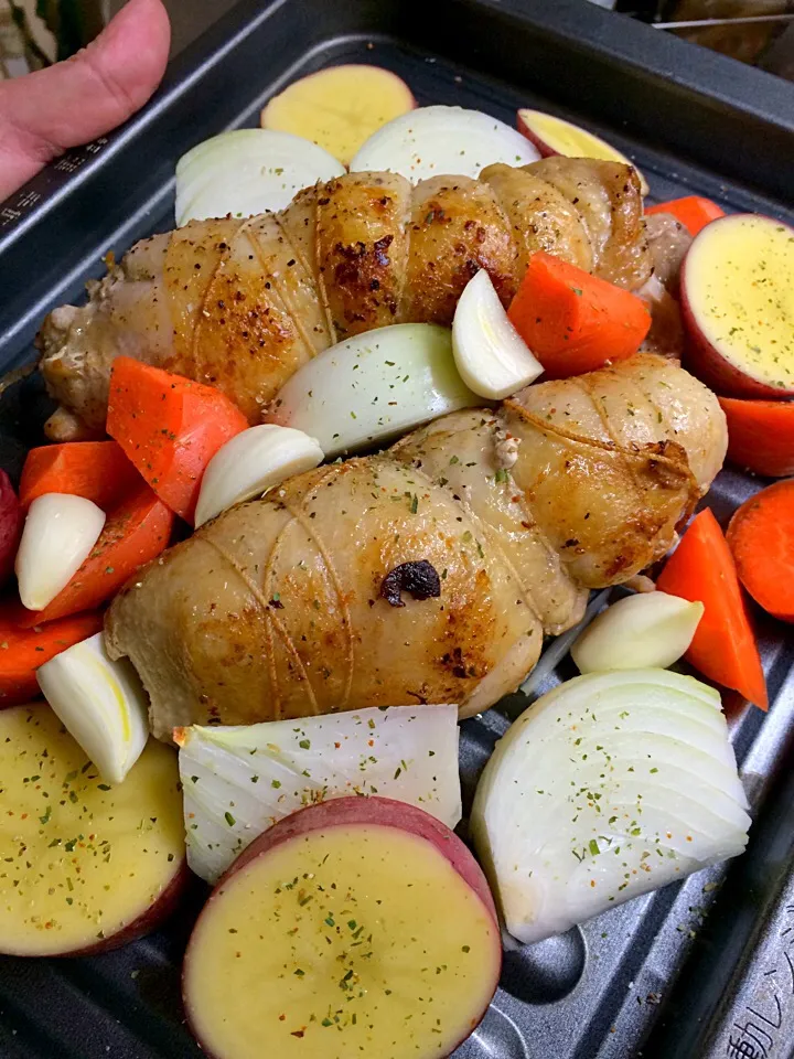 Oven baked rolled chicken|Nigel Nakadaさん