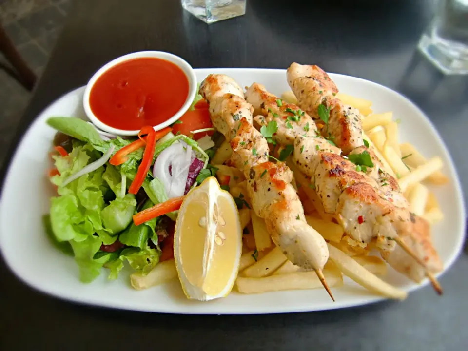 Snapdishの料理写真:Chicken Satay@ Bondi Beach|Arisaさん