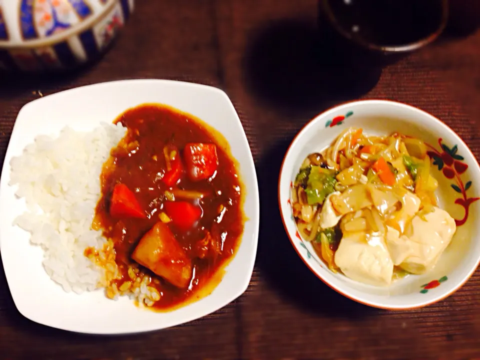 カレー 豆腐とはんぺんと野菜のあんかけ|kao♡さん