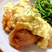 Snapdishの料理写真:カレー風味のタルタル照り焼きチキン♡|ゆみきちさん