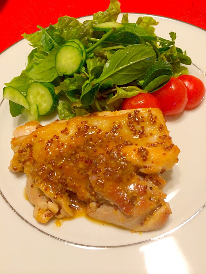 鶏もも肉のハニーマスタードカレーのレシピ