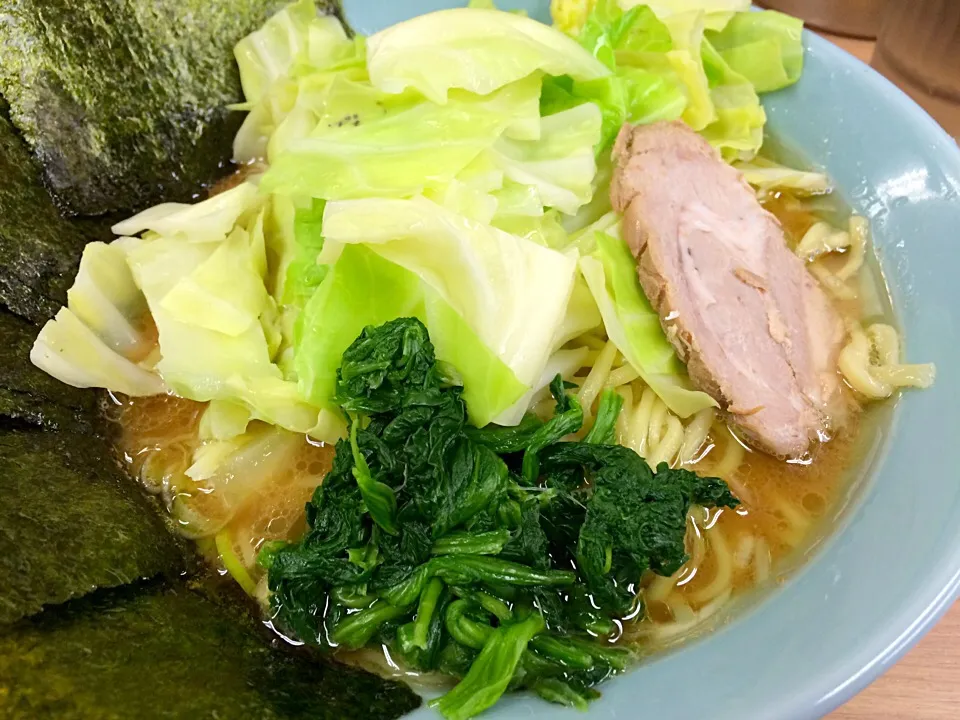 のり増しラーメン キャベツ かため こいめ|tecklさん