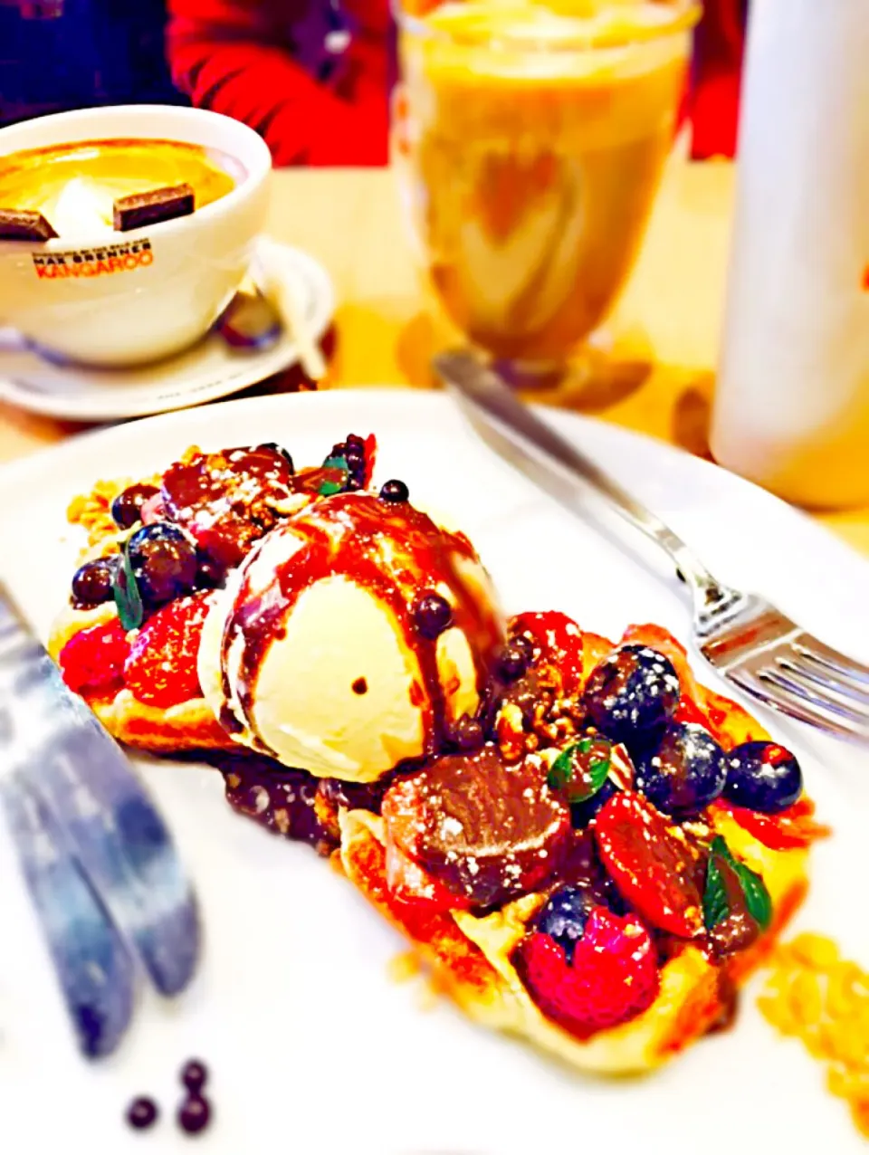 Max Brenner waffle dish|Metaliciousさん