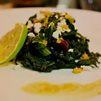 Snapdishの料理写真:Turnip and Mustard greens with Fat free feta chese|ankur sharmaさん