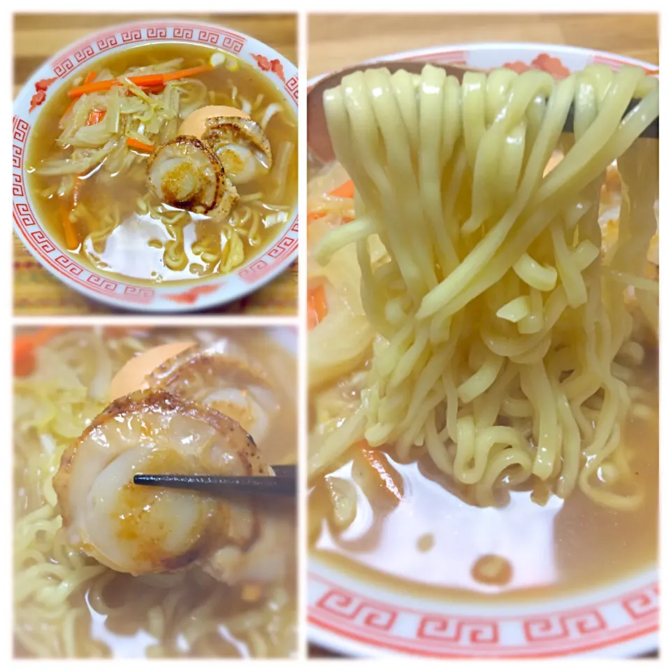 Snapdishの料理写真:ホタテバター味噌ラーメン@マルちゃん製麺|morimi32さん