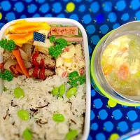 Snapdishの料理写真:旦那弁当|ともさん