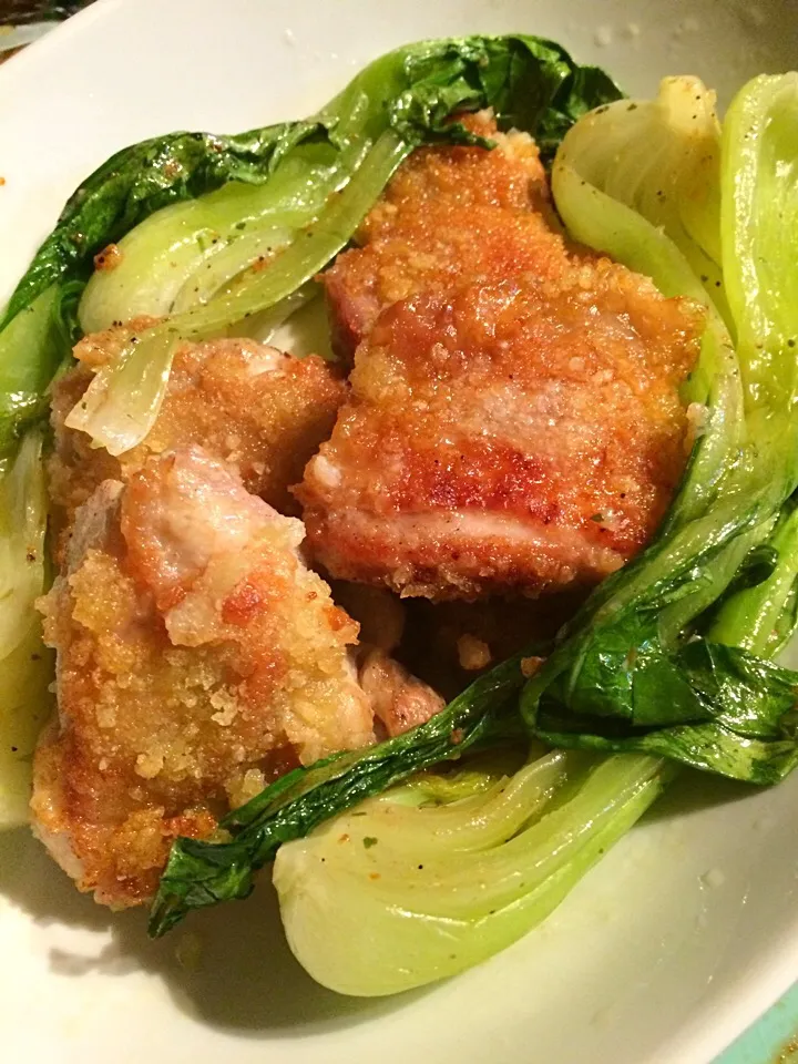 Garlic chicken with bok choi|Nigel Nakadaさん