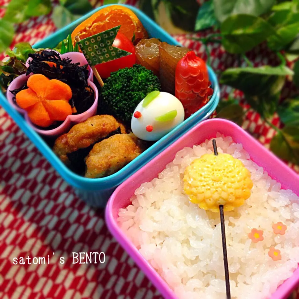 和風な子ども弁当|さとみ (satomi_foodart)さん