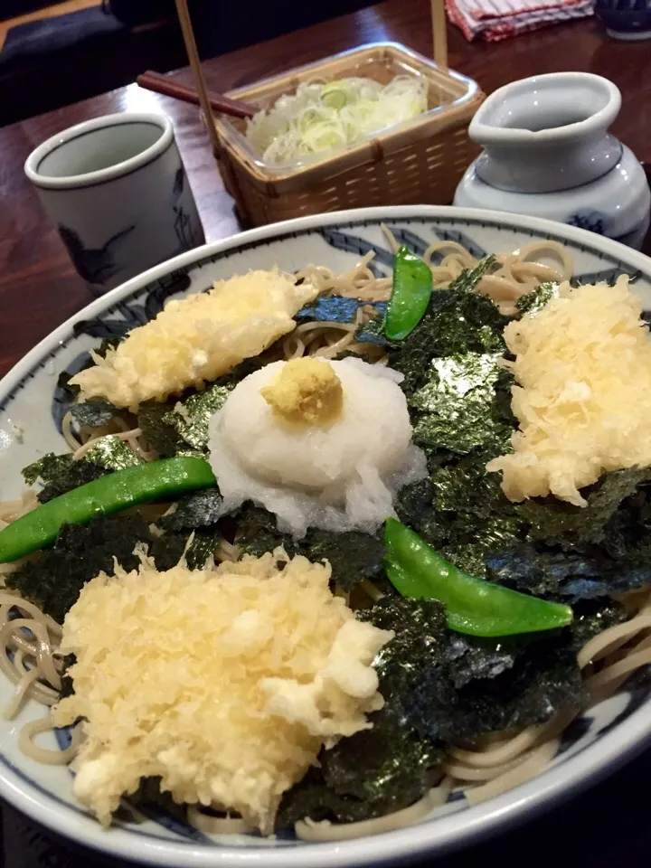 Snapdishの料理写真:✨イカ天おろし蕎麦✨|中さんさん