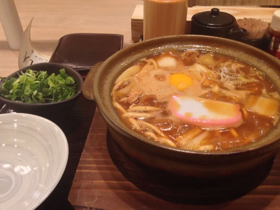 ねぎ玉入り味噌煮込みうどん1030円|PegaOさん