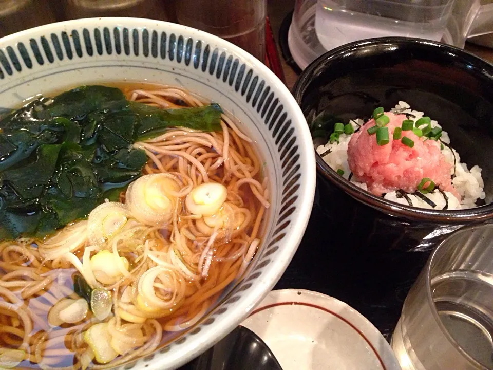 マグロたたき丼セット|純さん