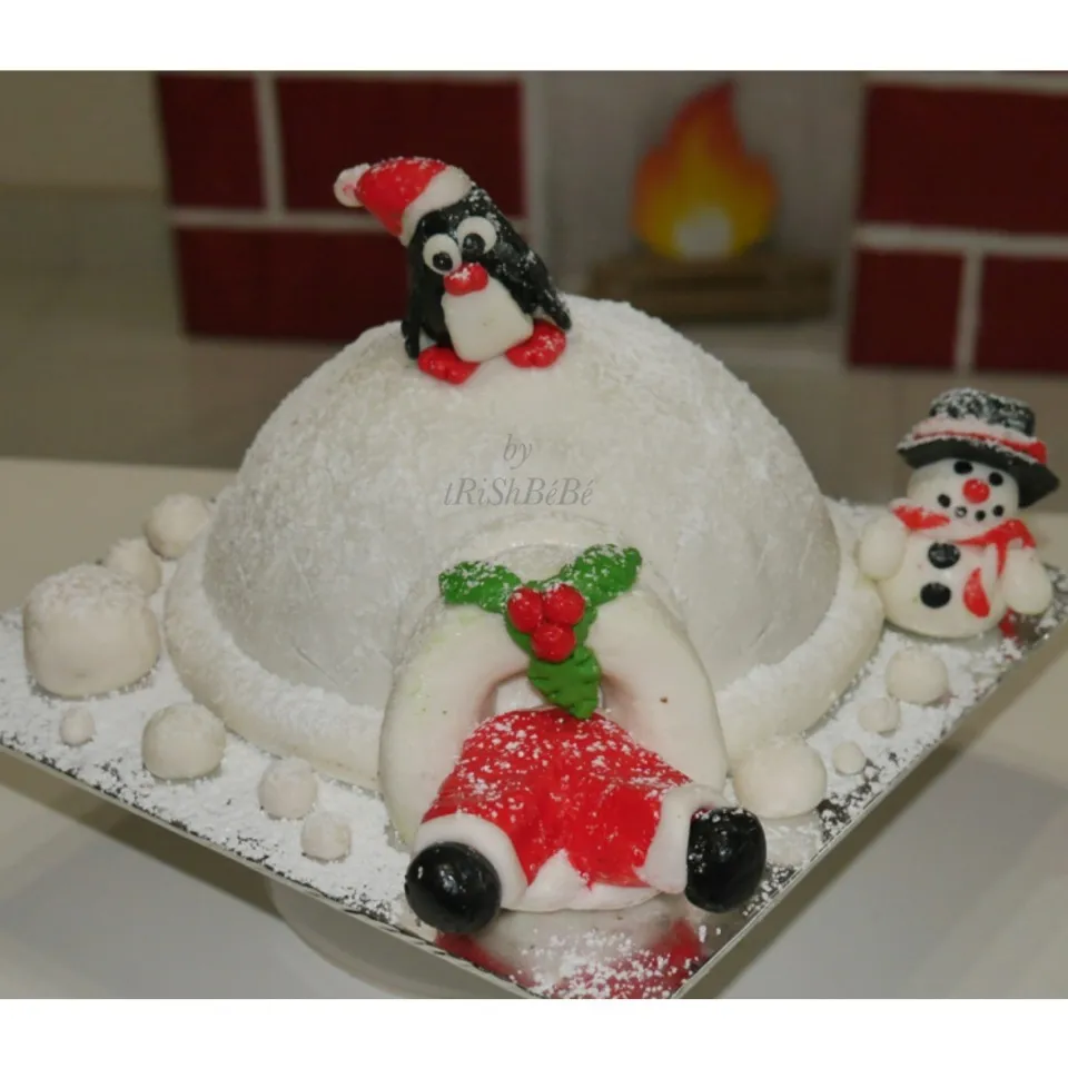 Throwback to Christmas... Igloo Fruit Cake|trishbebeさん