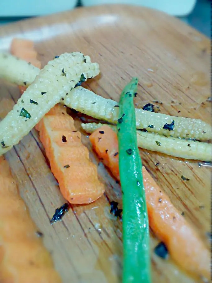 Vegetable for steak with sauted with pesto|Rizki Utamiさん