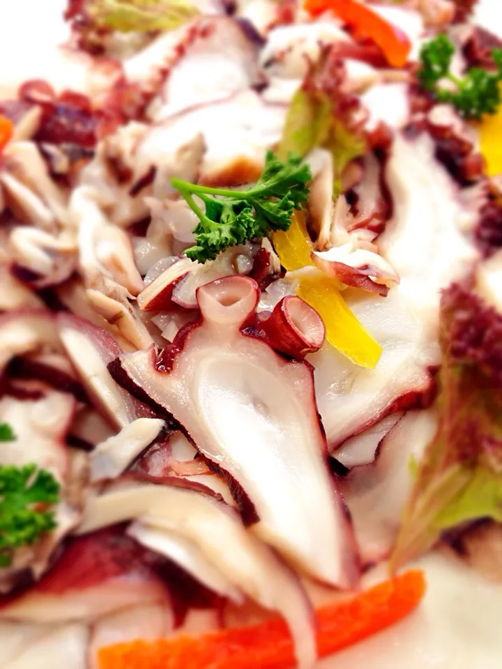 Octopus Salad|Sam: photos by iPhoneさん