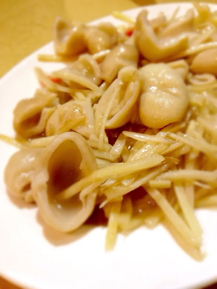 Fried Intestine with Ginger|Sam: photos by iPhoneさん