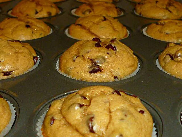 Peanut Butter Chocolate Chip Muffins #Dessert ❤ #Snack/Teatime 😋 💯 😋 #Cookies|Alisha GodsglamGirl Matthewsさん