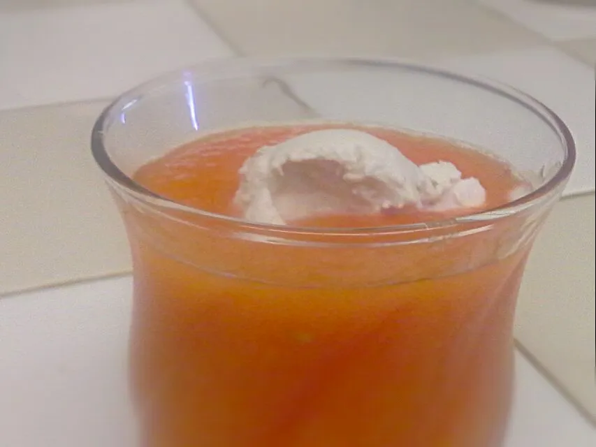 Musk Melon & Heirloom Tomato Gazpacho w/ dollop of Coconut Cream|Bryan S. Mooreさん