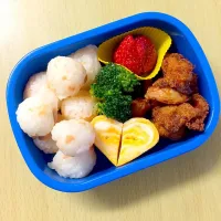 Snapdishの料理写真:唐揚げ弁当|miyukiさん