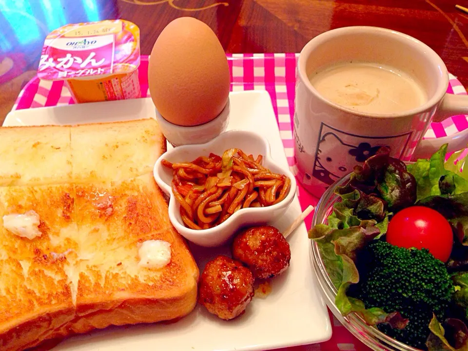 今日の朝御飯(๑´ڡ`๑)|ちゃたままさん