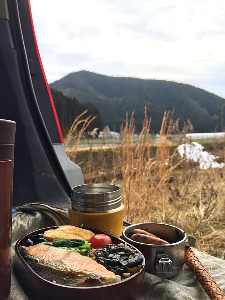 Snapdishの料理写真:ピクニック・ランチ♬ (▰˘◡˘▰)☝︎|Yoshinobu Nakagawaさん