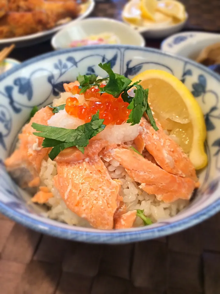 Snapdishの料理写真:親子おろし丼|TRIBALさん