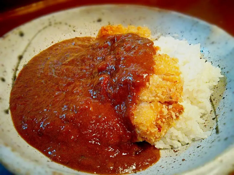 Snapdishの料理写真:チキンカツカレーライス|いちどぅしさん