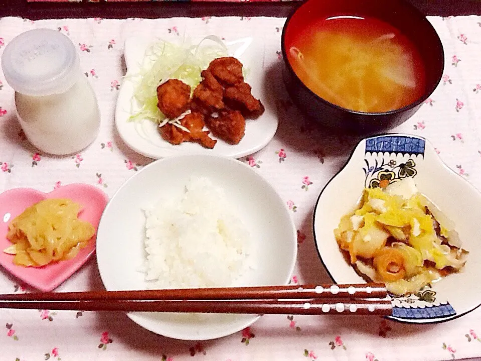 Snapdishの料理写真:夕飯ヾ(｡･ω･｡)|さとう かおりさん