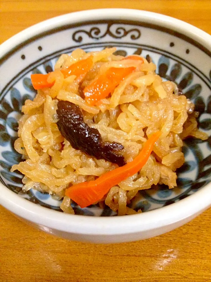 切り干し大根の煮物🍚|まいりさん