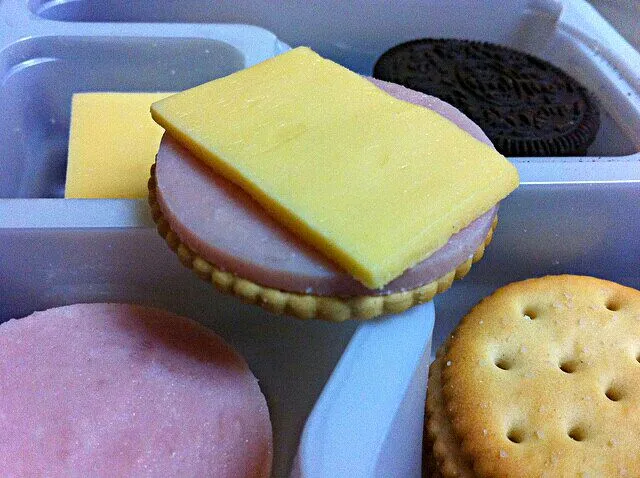 My Late Night 🌃 Snack Last Night 🌃 Raiding My Niece Fridge Row 😊 Ham and Cheese Lunchables with Oreo #Cookies #Snack/Teatime #Pork #Bread 😆 😆 😆|Alisha GodsglamGirl Matthewsさん