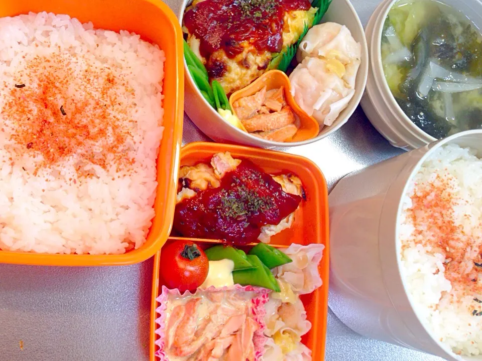 Snapdishの料理写真:ピカタ弁当|ゆりえさん