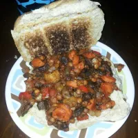 Snapdishの料理写真:lentil sloppy joes #cleaneating #vegan #sloppyjoes #sandwich #lentils #mushroom #helathy|CleanEatsさん