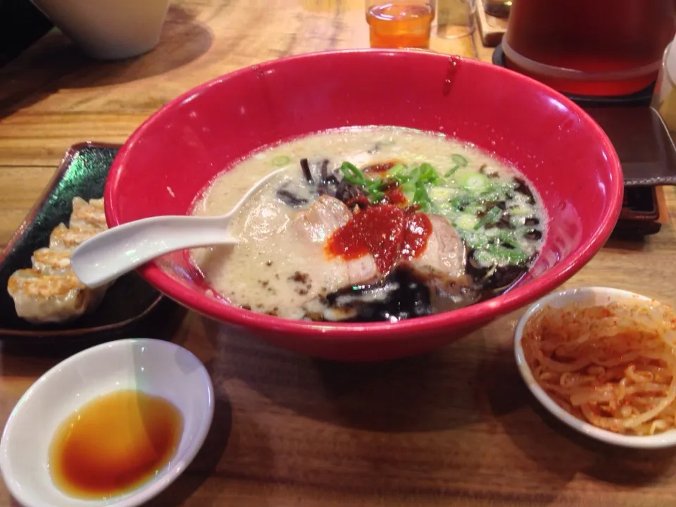 赤丸830円ハーフ餃子サービス券行使|PegaOさん