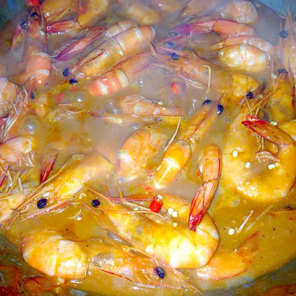 Cooking Chili Shrimp! Request ni Madam BFF... Naglilihi ata! LOL|iamfem05さん