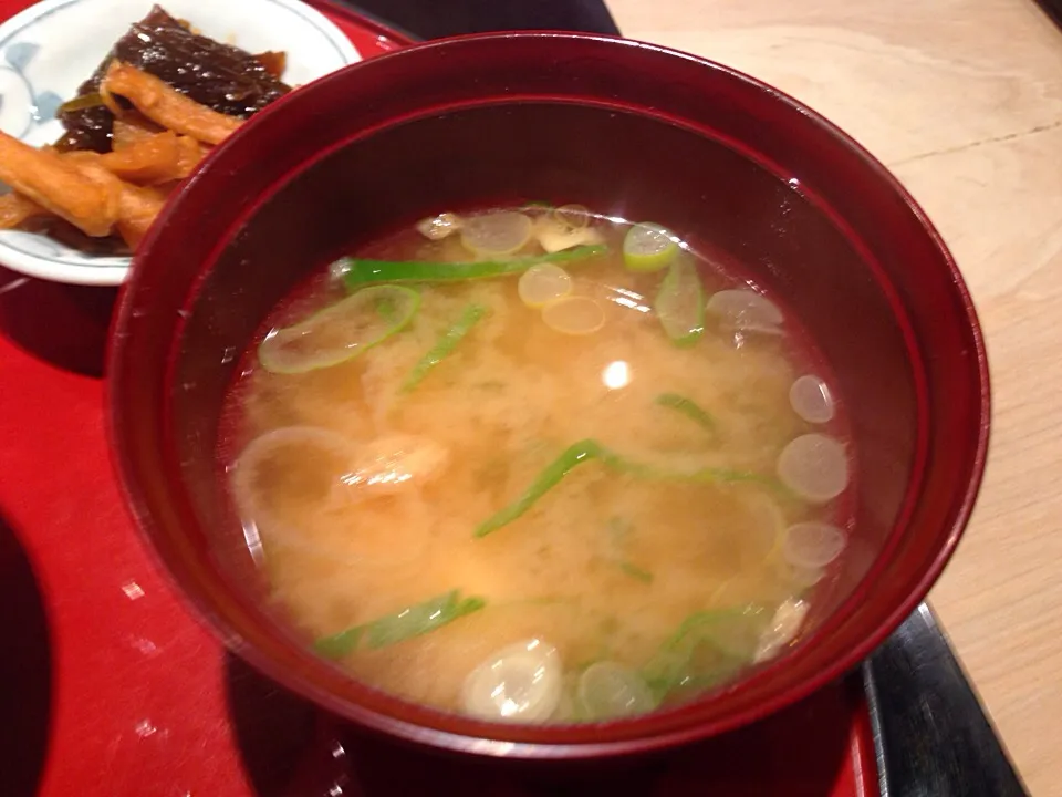 鯛茶漬け お味噌汁|ハギーさん