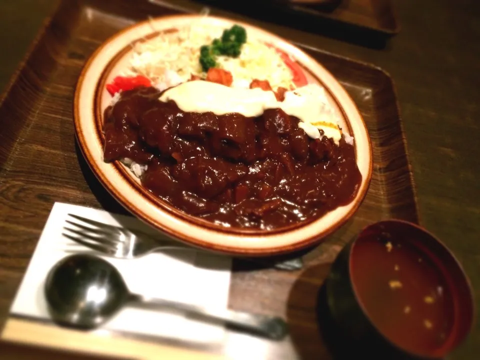 チーズチキンカツカレー|さとうさんさん