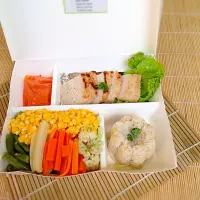 Snapdishの料理写真:Bento for diet|ummy_absurdさん