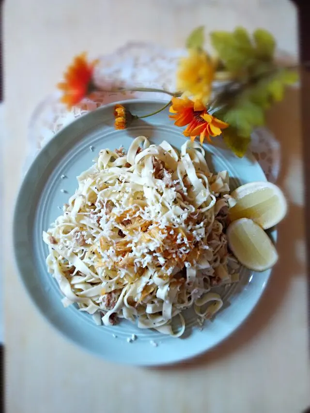 Tuna noodles #lifiameikitchen #latelunch #yummy|Lifia Meiさん