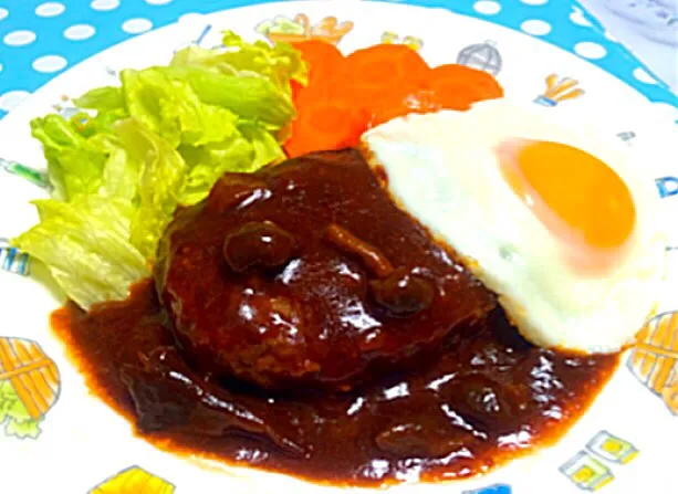 デミグラスソースハンバーグステーキ - Homemade Hamburger Steaks Simmered in Demi-glace Sauce ❤️😋✨|Liezlさん