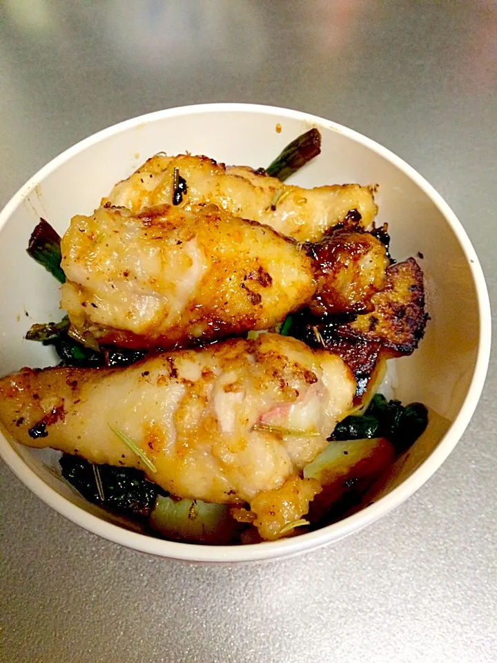 アップルビネガーと白ワインチキン  White wine, apple vinegar and honey rosemary chicken|Hiroさん