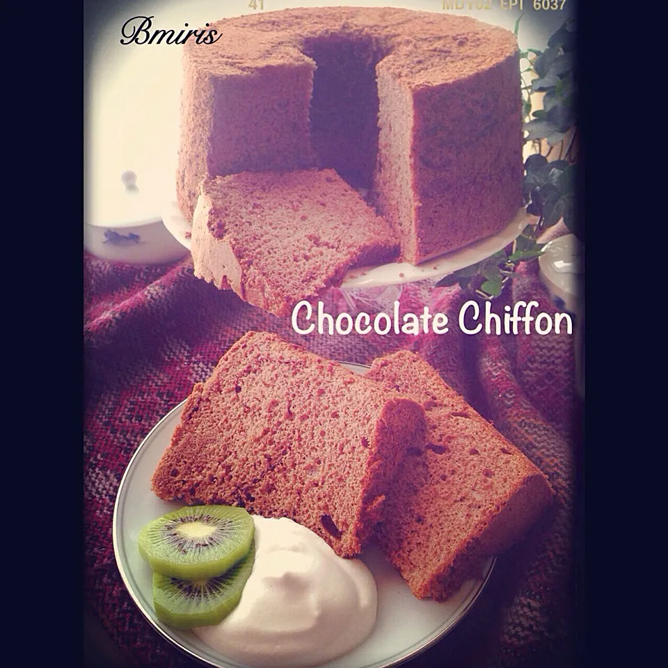 Chocolate Chiffon Cake|bmiris09さん