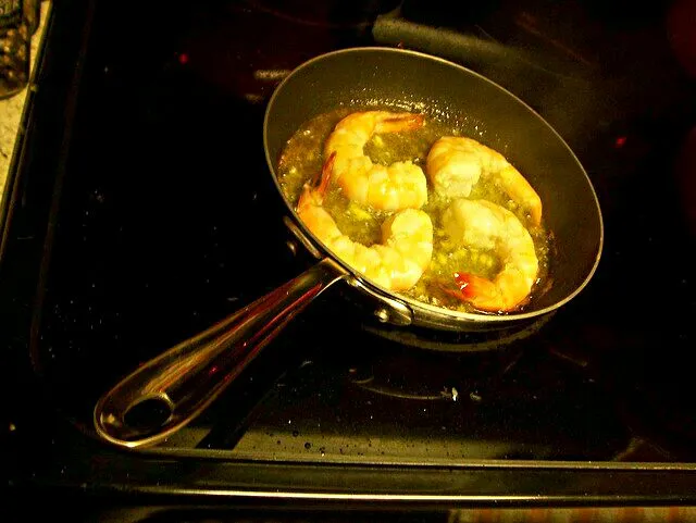 Snapdishの料理写真:Sautéing Cajun Spiced Shrimp #Seafood for #Quick and easy 😋 ✔ 😋 #Snack/Teatime 😋 💯 😋|Alisha GodsglamGirl Matthewsさん